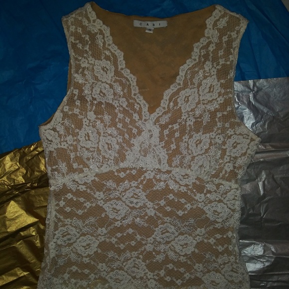 CAbi | Lacey Sleeveless Blouse - Picture 8 of 8